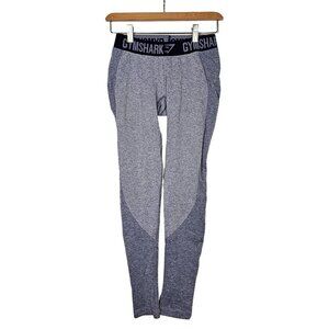 Gymshark Seamless Flex Gray High-Waisted Leggings Moisture Management‎ Womens S